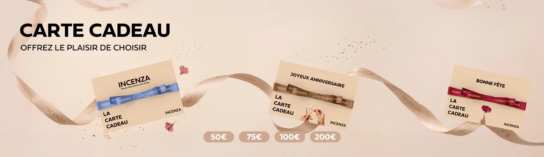 Carte Cadeau INCENZA